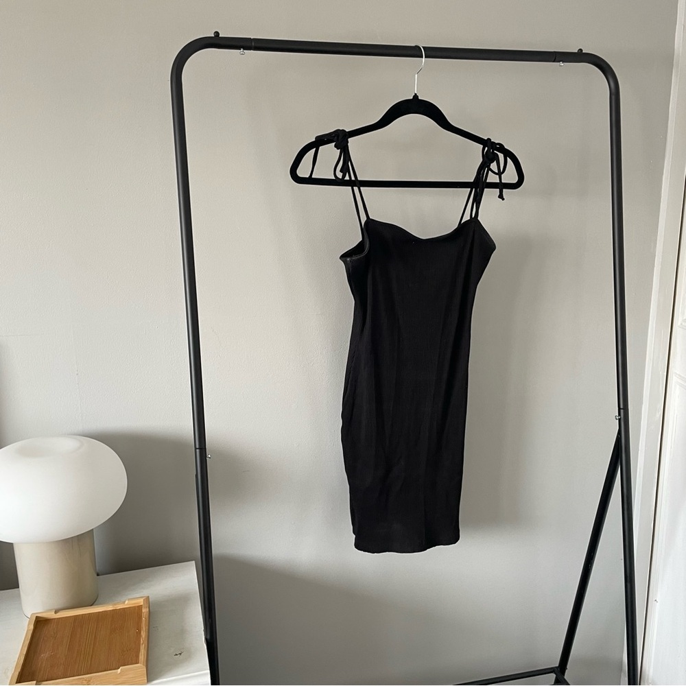 Mini Black Dress -UO